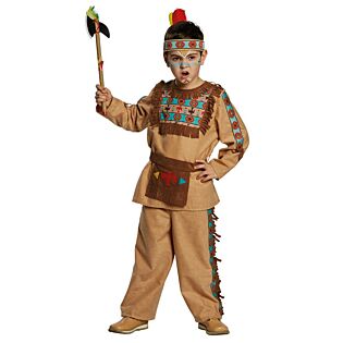 Indiaan kostuum licht bruin