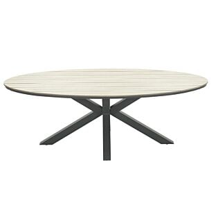 Ovale tuintafel Edison 220 cm x 115 cm - Garden Impressions