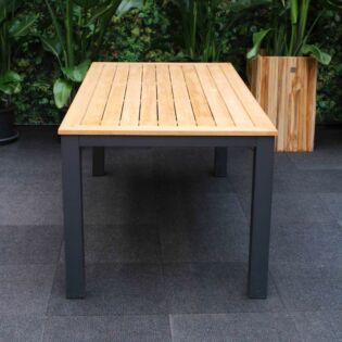 Dining tafel Stefano teak 220 cm
