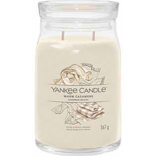 Warm Cashmere Signature large Jar - Yankee Candle