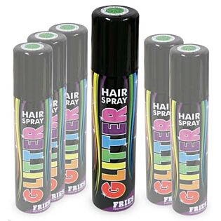 Hairspray glitter groen 100 ml