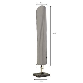 ParasolhoesL 215 cm grijs
