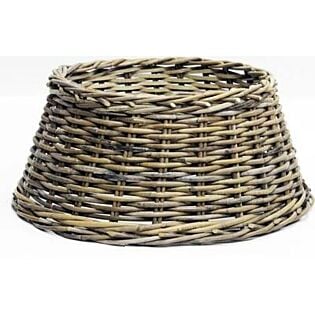Kerstboommand rotan grijs Ø 60 cm