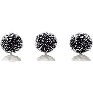 Lemax Round Bristle Tree, set van 3, Mini