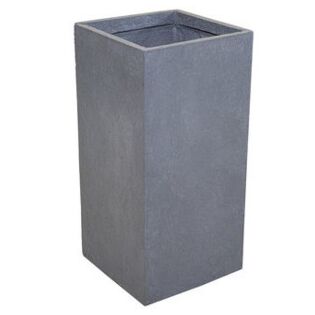 Bloempot Clayfibre Cubihi AuthGrey 28 cm - Mega Collections