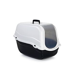 Kattenbak Romeo L l54 cm zwart wit - Beeztees