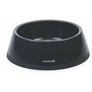 Eetbak plastic hond antraciet 0.6l - Beeztees