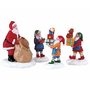 Lemax Present Procession, set van 4