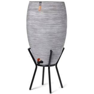 Regenton bloembak rib 130L ivoor - Capi