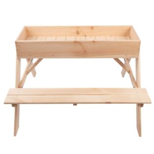 Picknicktafel met zandbak