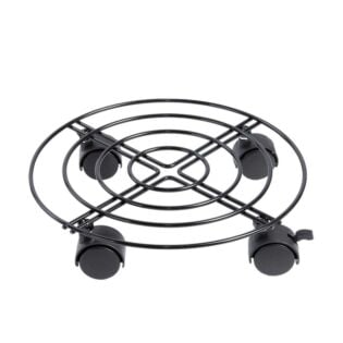 Plant trolley metaal rond outdoor 28 cm