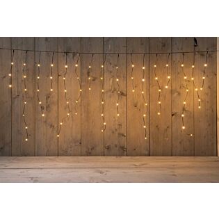 Icicle Lights Draad Zwart 90L 180X70Cm Led Classic Warm