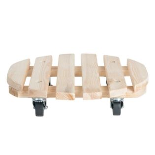 Trolley hout  rond 38,5 cm