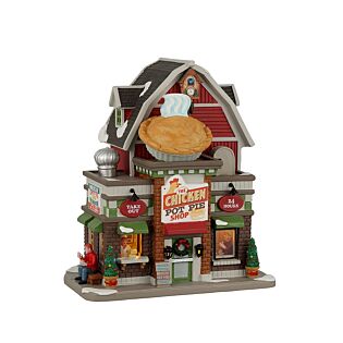 Lemax the Chicken Pot Pie Shop, B/O LED