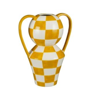 Stratt vaas geel - l27xb17,5xh33,5cm
