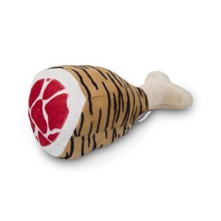 Hondenspeelgoed pluche drumstick tijger - Beeztees