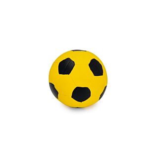 Hondenspeelgoed voetbal zwart/geel
