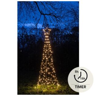 LED Kerstboom classic warm 200 cm - Anna's Collection