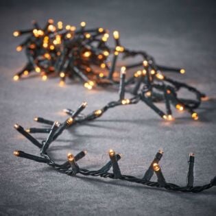 Snake light warm wit 700LED 8 function controller en timer 1400 cm - Luca Lighting