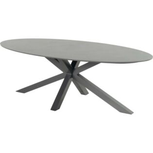 Tuintafel Xander zwart L 220 cm - Hartman