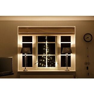 Raamkerstboom 60LED warm wit 125 cm - Fairybell