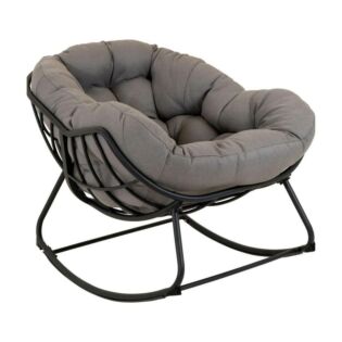 Schommelstoel Cozy grijs - Lesli Living