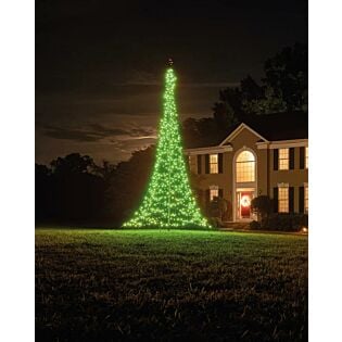 Vlaggenmast kerstboom Smart Magic 864 LED 4 meter Fairybell