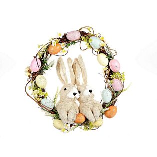 Krans easter bunnies &Oslash; 35 cm - HBX