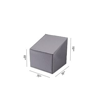 Loungestoelhoes HB  x L cover L 75 cm zwart - Platinum