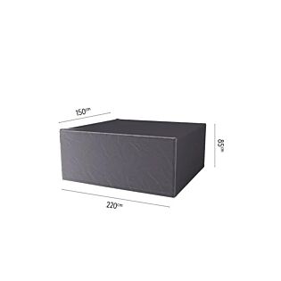 Tuinsethoes L 220 cm zwart - Platinum