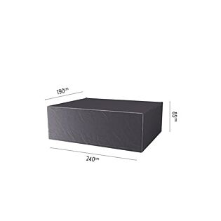 Tuinsethoes L 240 cm zwart - Platinum