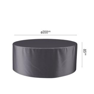 Tuinsethoes &Oslash;200 cm zwart - Platinum