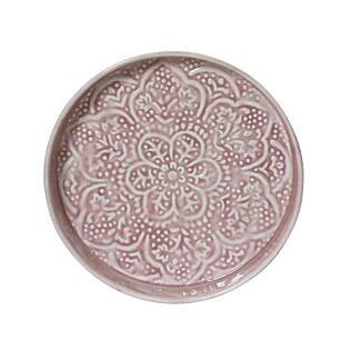 Decobord ijzer roze &Oslash; 22 cm 