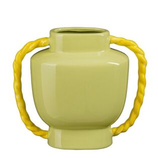 Vaas Viva groen H 24,5 cm - Mica