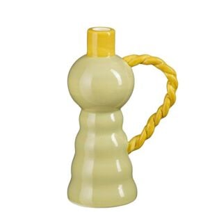 Kandelaar Viva groen 22,5 cm - Mica
