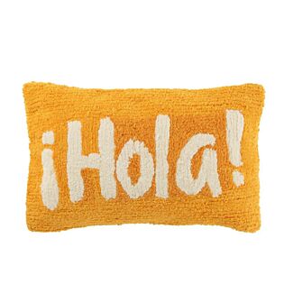 Kussen Hola katoen oranje 50 cm