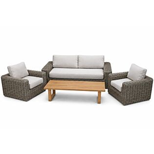 Loungeset Brazil Mexican Sand naturel 4-delig
