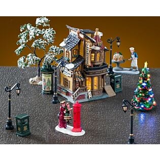 Lemax Lucy's Chocolate Shop Set, met adapter 