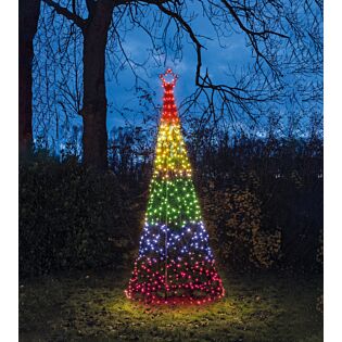 LED boom met ster 320 cm RGB - Anna&rsquo;s Collection