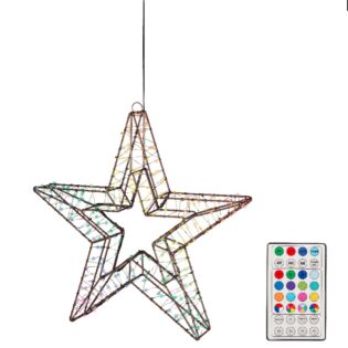 Micro LED dancing lights 250 LED kleurwisselend Ø57 cm - Lumineo