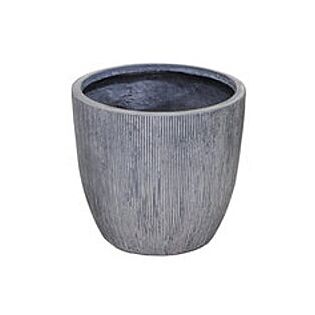 Bloempot Nora Egg Pot Washed Grey &Oslash; 45 cm - Mega Collections