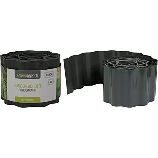Borderrand PE Grijs 9 meter x 10 cm - Pro Garden