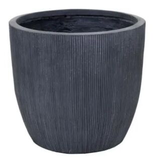 Bloempot Nora Egg Pot Graphite - Mega Collections
