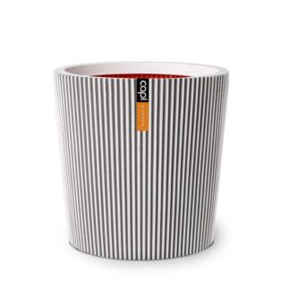 Bloempot Vase conisch groove ivoor - Capi