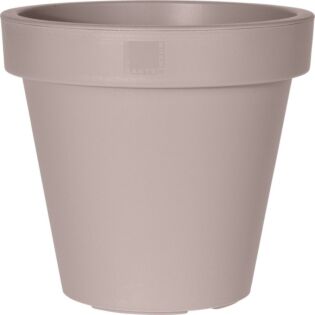 Bloempot rond taupe