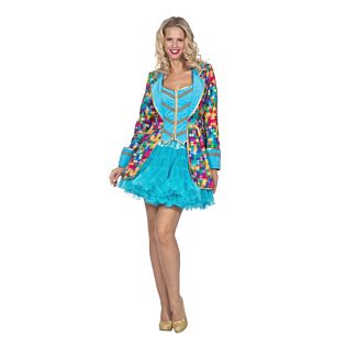 Jas puzzelstukjes multi 