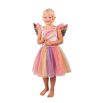 Verkleedjurk regenboogfee