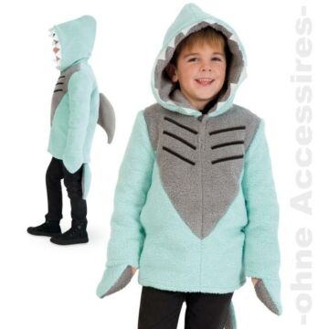 Hai Sharky 1-delig met Capuchon + handwarmers