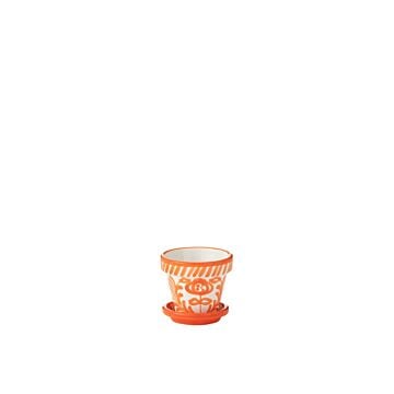 Bloempot Grana oranje