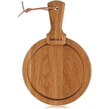 Serveerplank rond Friends S Eikenhout, 16 cm doorsnede - Boska